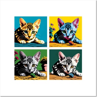 Egyptian mau Pop Art - Cute Kitties Posters and Art